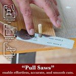 SUIZAN 5" Flush Cut Ryoba Pull Saw