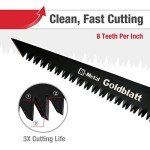 Goldblatt Folding Drywall Saw with Soft Grip Handle