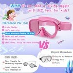 Kids Anti-Leak Swim Goggles with Nose Cover