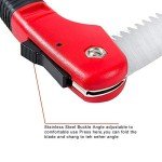 FLORA GUARD Folding Hand Saw for Camping & Pruning