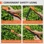 10" Folding Hand Saw - Heavy Duty Pruning Tool