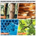 10" Folding Hand Saw - Heavy Duty Pruning Tool