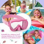 Kids Anti-Leak Swim Goggles with Nose Cover