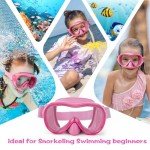 Kids Anti-Leak Swim Goggles with Nose Cover