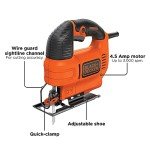BLACK+DECKER 4.5 Amp Jig Saw (BDEJS300C)