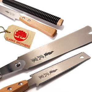 Set of 2 Ryoba Japanese Pull and Flush Saws
