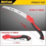 Hurricane 10-Inch Folding Hand Saw for Pruning