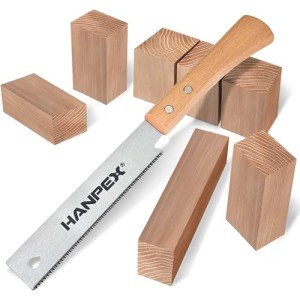 Hanpex 6-Inch Japanese Pull Saw for Woodworking
