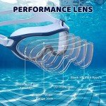 COPOZZ Kids Swim Goggles - Anti-Fog, Leak-Proof