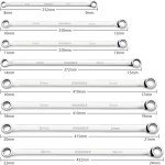 BINGCOBBER Extra Long 8-Piece Spanner Set