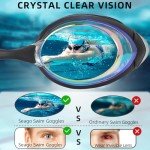 Nearsighted Anti-Fog Swimming Goggles for All Ages