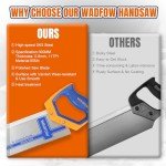 WADFOW 12" Fine-Cut Hand Saw with Ergonomic Handle