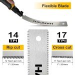 Hanpex 7" Mini Japanese Double Edge Hand Saw