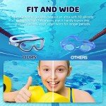 COPOZZ Kids Swim Goggles - Anti-Fog, Leak-Proof