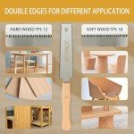 RMXANL Double Edge Hand Saw for Wood Cutting