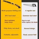 MEPEREZ 14-Inch Folding Saw for Outdoor Use