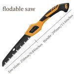 MEPEREZ 14-Inch Folding Saw for Outdoor Use