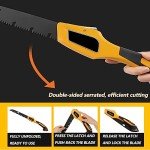 MEPEREZ 14-Inch Folding Saw for Outdoor Use