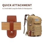 Leather Pocket Knife Sheath for Outdoor Activities