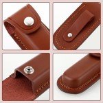 Leather Pocket Knife Sheath for Outdoor Activities