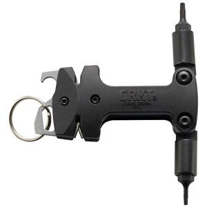 CRKT Multi-Tool: Sharpener, Bits, Opener & Keychain