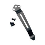 Black Pocket Knife Clip Replacement with Screws