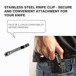 2 Pack Deep Carry Pocket Knife Clips