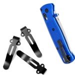 2-Piece Stainless Steel Deep Carry Pocket Knife Clips