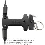 CRKT Multi-Tool: Sharpener, Bits, Opener & Keychain