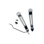 Black Pocket Knife Clip Replacement with Screws