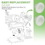 Motor Gear for Waring Food Slicers - 2 Pack
