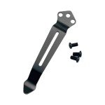 Black Pocket Knife Clip Replacement with Screws