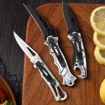2-Piece Stainless Steel Deep Carry Pocket Knife Clips