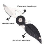 Chjiano Pocket Knife for Women - Mini EDC Tool