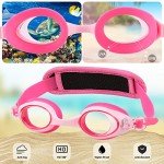 Kids Swim Goggles for Ages 4-6 with Anti-Fog