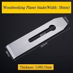2 Pack 38MM Replacement Bench Plane Blades