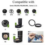 4-Pack Wheel Tires for iRobot Roomba S9