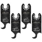 4-Piece Oscillating Tool Hook Knife Blade Set