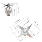 Vitamix Compatible Blender 4-Blade Replacement Knife