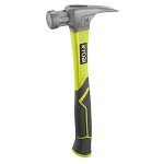RYOBI 16oz Framing Hammer - Green & Black