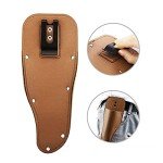 Sturdy Leather Tool Holster Pouch for Garden Tools