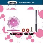 Sunburst Radial Bristle Discs - 48 Pack