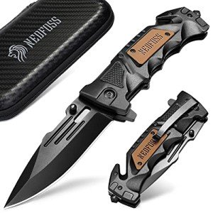 NedFoss 3-in-1 Pocket Folding Knife for Men