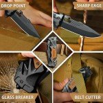 NedFoss 3-in-1 Pocket Folding Knife for Men