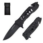 ALBATROSS Tactical Folding Pocket Knife with Spring Assist
