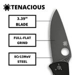 Spyderco Tenacious Folding Pocket Knife - 3.39" Blade