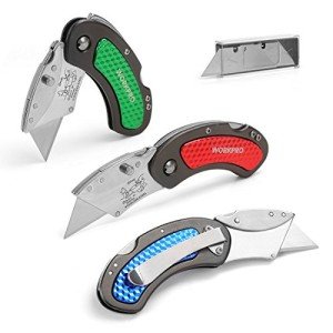 WORKPRO 3-Piece Folding Utility Knife Set