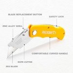 REXBETI Folding Utility Knife Set with Extra Blades