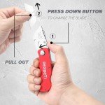 REXBETI Folding Utility Knife Set with Extra Blades