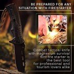 Tactical Pocket Knife with Fire Starter & Whistle